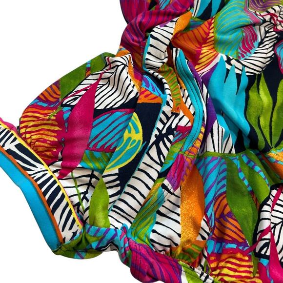 Women's Anne Cole Live in Color Twist Front Bandeau Tankini Halter Top Size XL - Picture 2 of 7